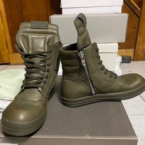 RICK OWENS geobasket sneakers (rare color)